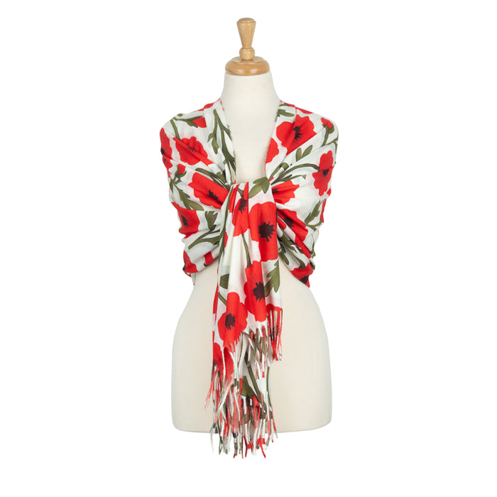 Amies SOE Poppy Bouquet Soft-Touch Scarf