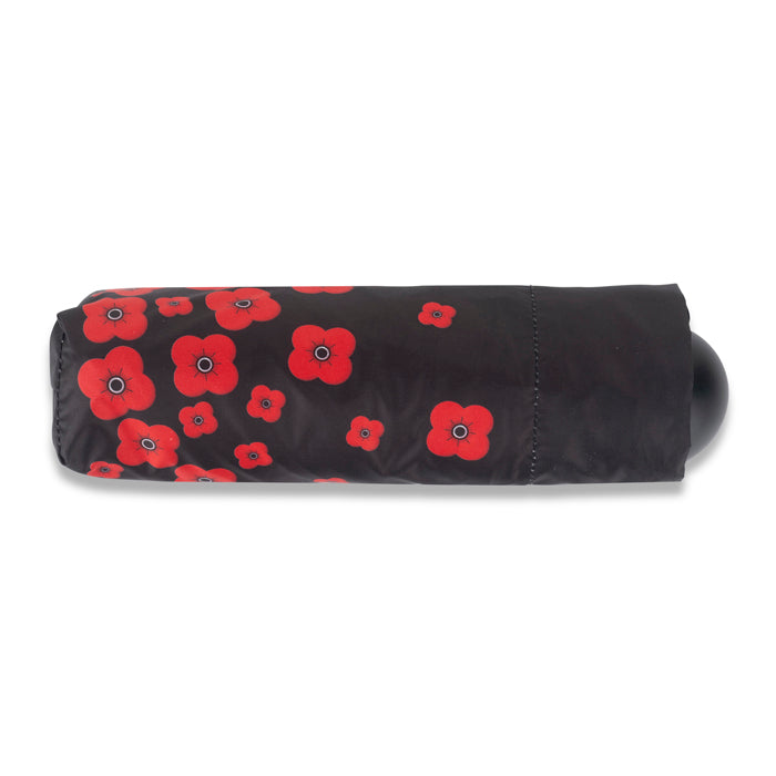 Falling Scottish Poppies Compact Umbrella