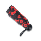 Falling Scottish Poppies Compact Umbrella