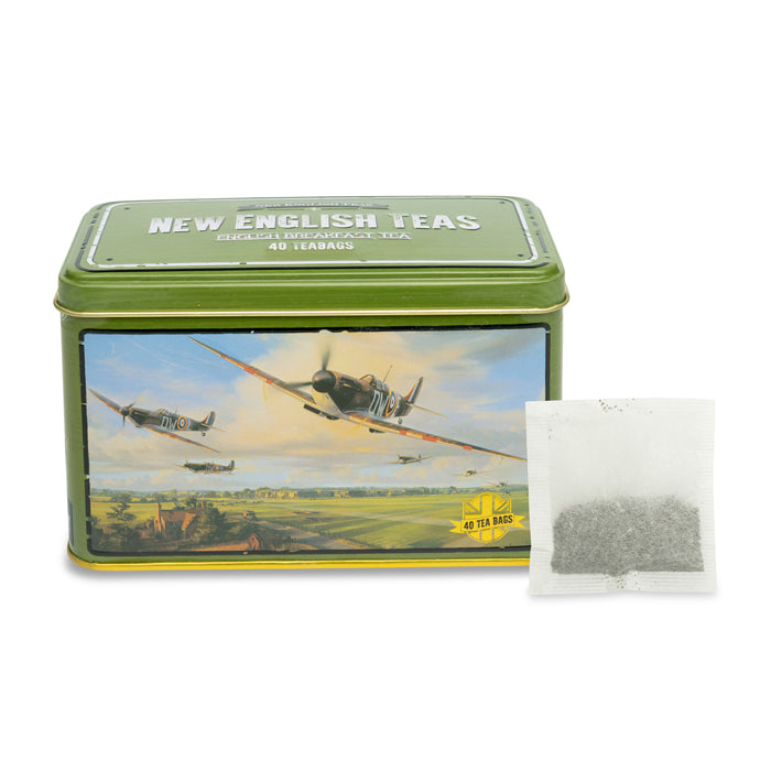 Spitfire Tea Tin with English Breakfast Tea