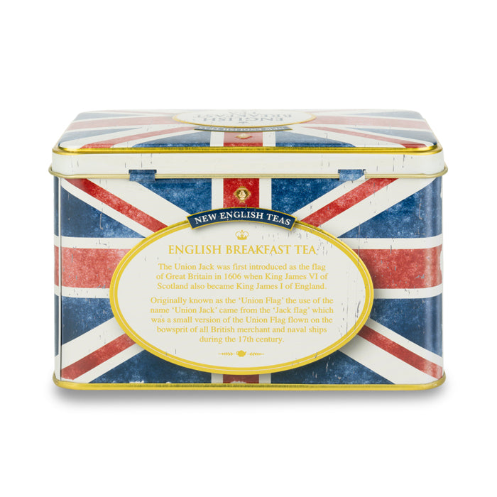 Union Jack Tea Tin with English Breakfast Tea