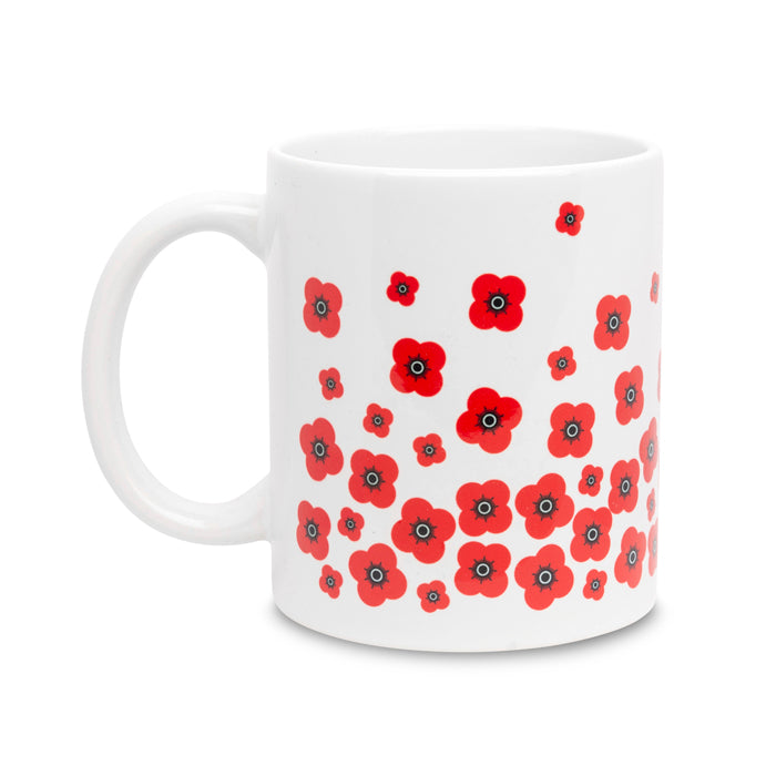 Falling Scottish Poppies Mug