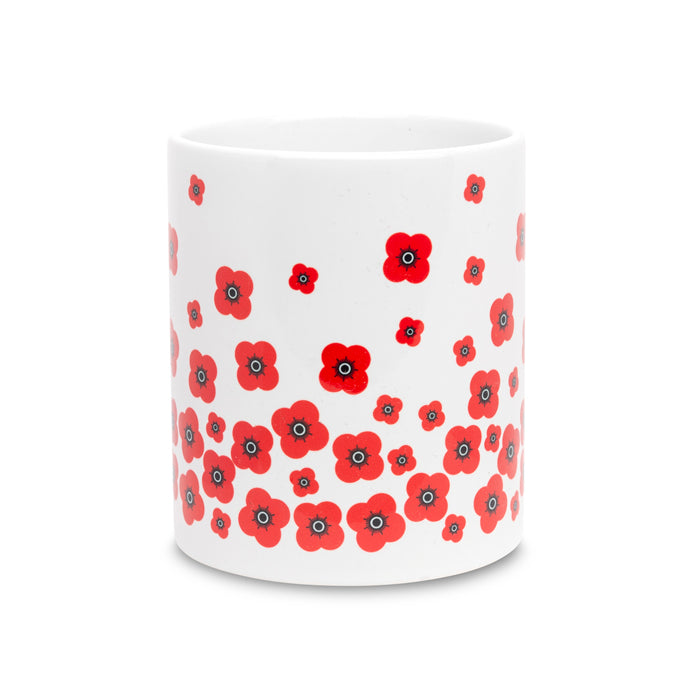 Falling Scottish Poppies Mug