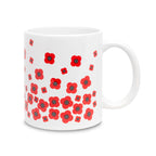 Falling Scottish Poppies Mug