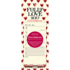 Emma Bridgewater Hearts Full of Love Magnetic Calendar 2027