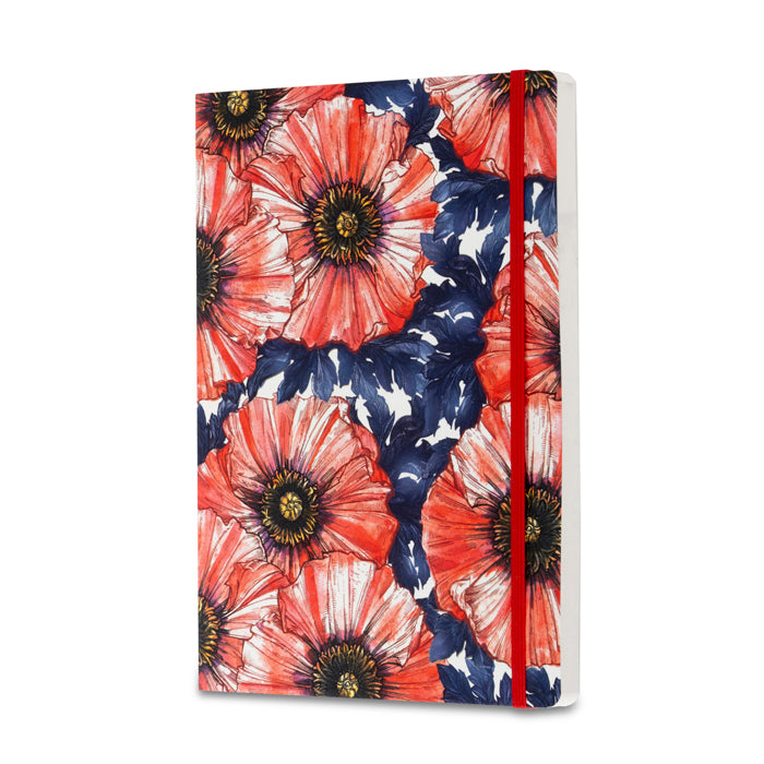 Laurence Llewelyn-Bowen Three Poppies A5 Notebook