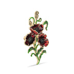 Laurence Llewelyn-Bowen Art Deco Poppy Brooch