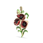 Laurence Llewelyn-Bowen Art Deco Poppy Brooch