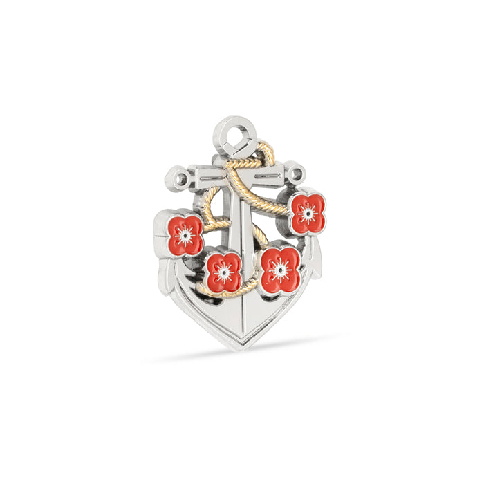 Anchor Poppy Badge