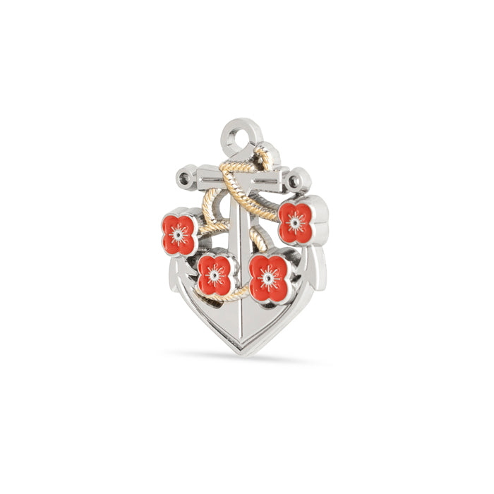 Anchor Poppy Badge