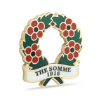The Somme 1916 Poppy Wreath Badge
