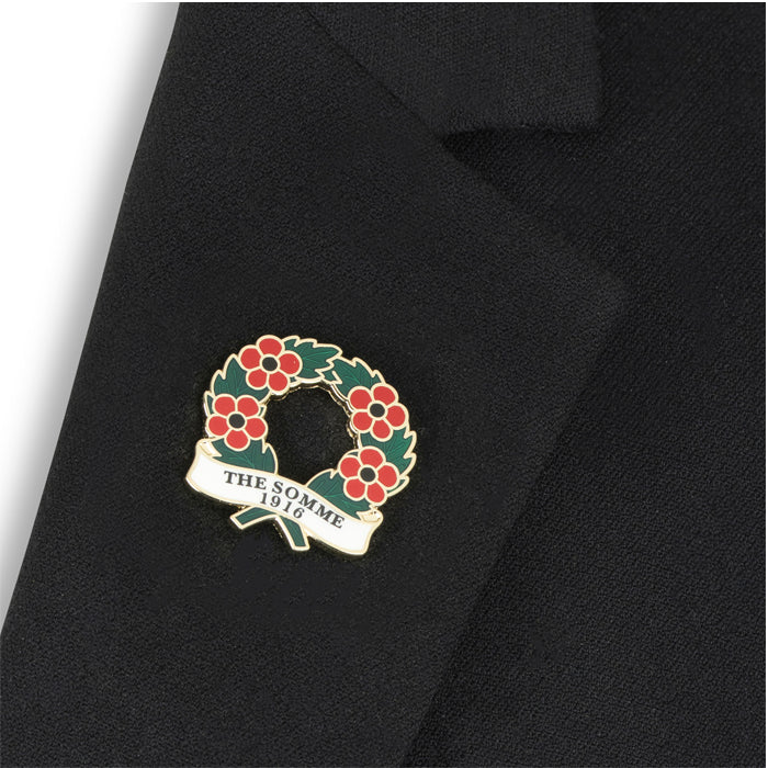 The Somme 1916 Poppy Wreath Badge