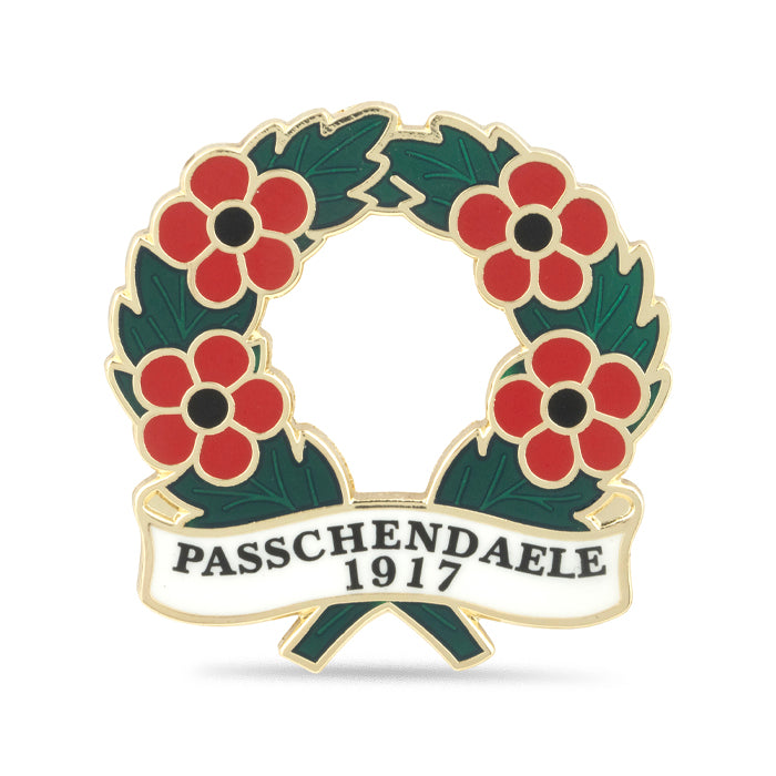 Passchendaele 1917 Poppy Wreath Badge