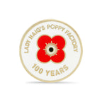 Lady Haig's Poppy Factory 100 Years Pin