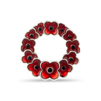Multi Poppy Wreath Pin