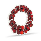 Multi Poppy Wreath Pin