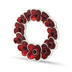 Multi Poppy Wreath Pin