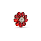 Poppy Wreath Gem Pin
