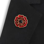 British Pewter 3D Blooming Poppy Brooch