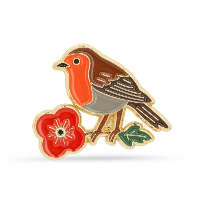 Poppyscotland Robin Pin