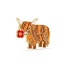 Poppyscotland Highland Cow Pin