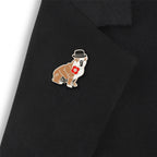 Poppyscotland Churchill Bulldog Pin