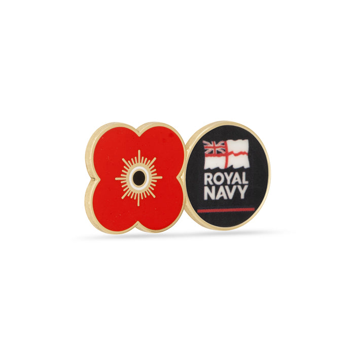 Royal Navy Poppy Service Pin