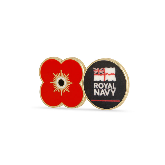 Royal Navy Poppy Service Pin