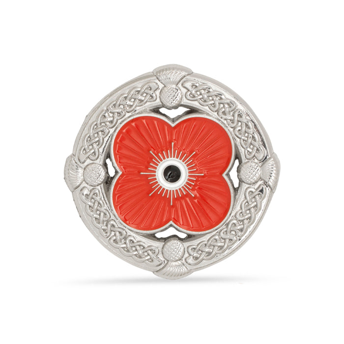 Celtic Poppy Pin