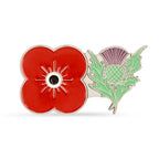 Thistle Poppy Pin