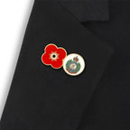 Corps of Royal Engineers Poppy Service Pin