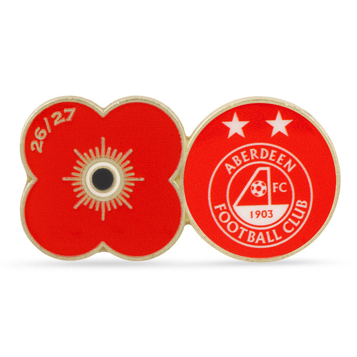 Aberdeen Poppy Football Pin 2026/27