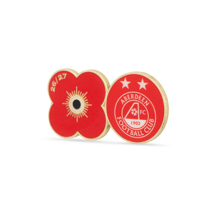 Aberdeen Poppy Football Pin 2026/27