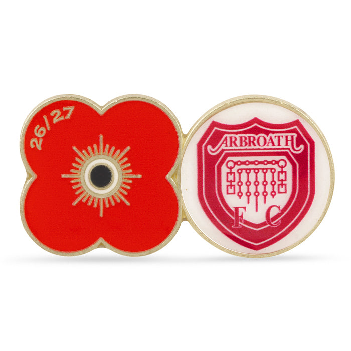 Arbroath Poppy Football Pin 2026/27