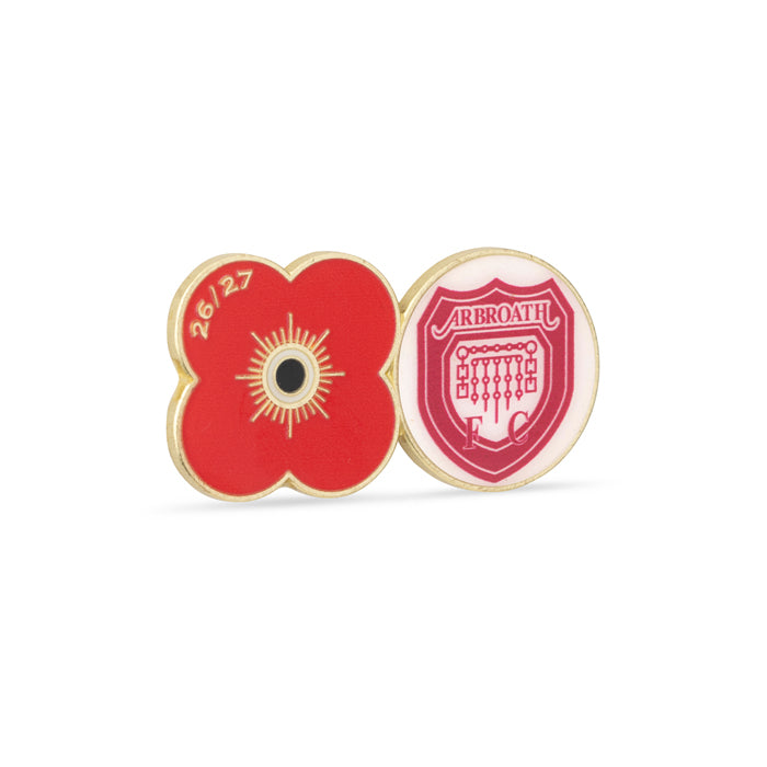 Arbroath Poppy Football Pin 2026/27