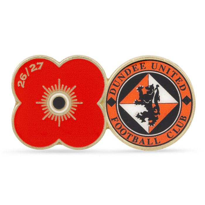 Dundee United Poppy Football Pin 2026/27