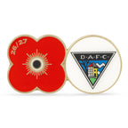 Dunfermline Athletic Poppy Football Pin 2026/27