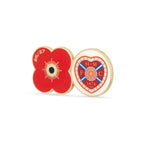 Hearts Poppy Football Pin 2026/27