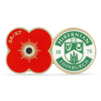 Hibernian Poppy Football Pin 2026/27