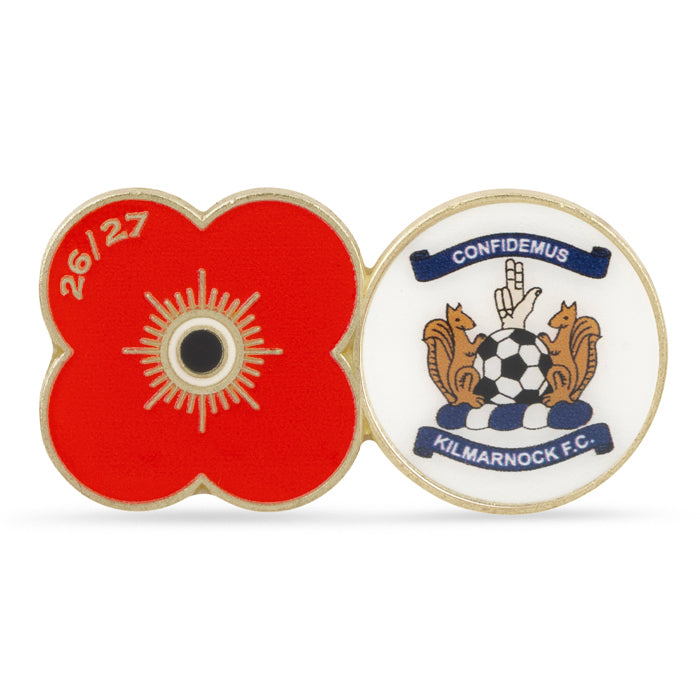 Kilmarnock Poppy Football Pin 2026/27