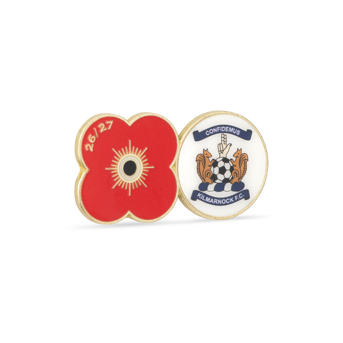 Kilmarnock Poppy Football Pin 2026/27