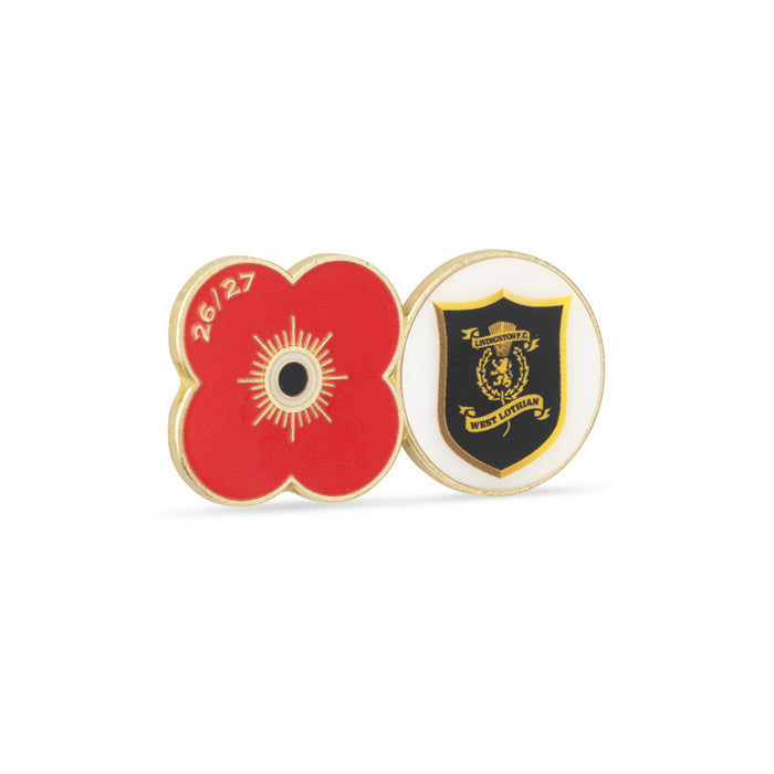 Livingston Poppy Football Pin 2026/27
