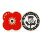 Partick Thistle Poppy Football Pin 2026/27