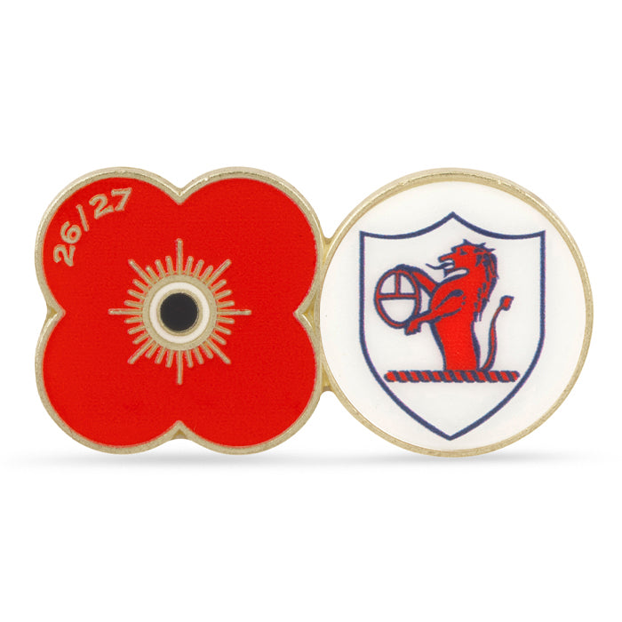 Raith Rovers Poppy Football Pin 2026/27