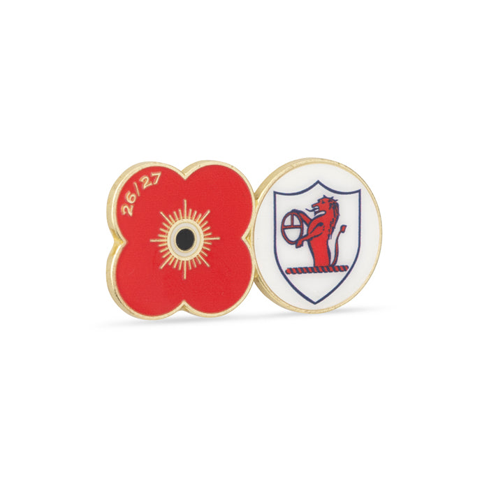 Raith Rovers Poppy Football Pin 2026/27