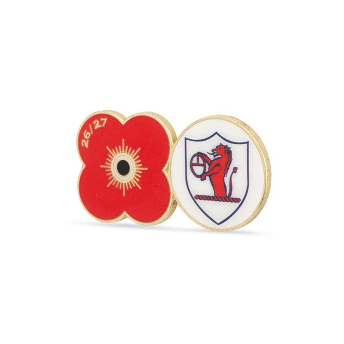 Raith Rovers Poppy Football Pin 2026/27
