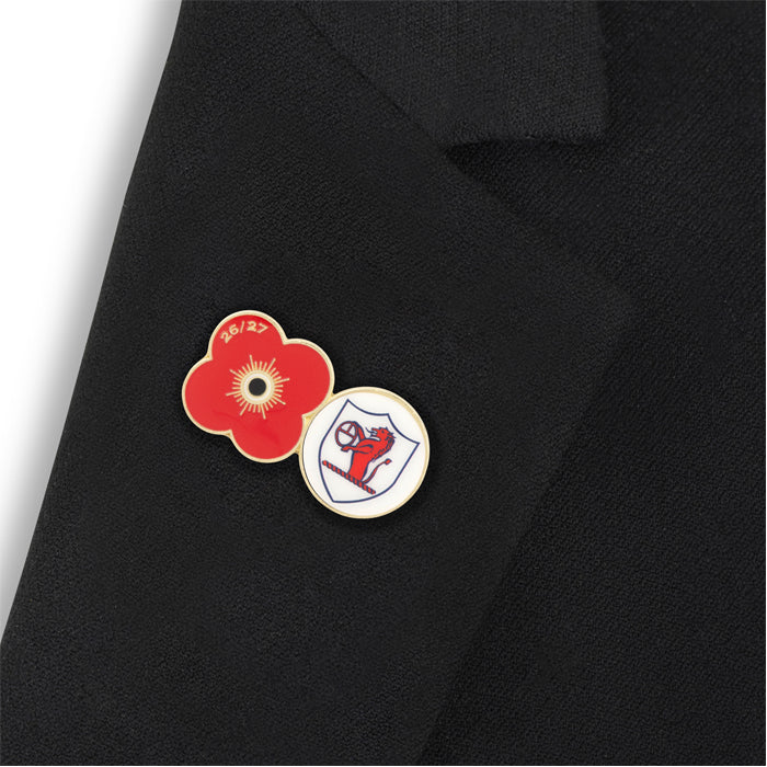 Raith Rovers Poppy Football Pin 2026/27