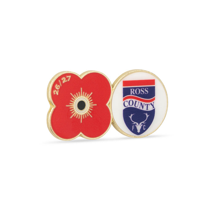 Ross County Poppy Football Pin 2026/27