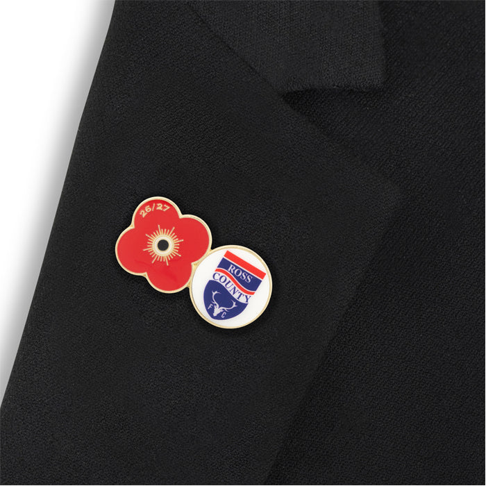 Ross County Poppy Football Pin 2026/27