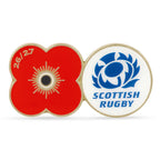 Scottish Poppy Rugby Pin 2026/27